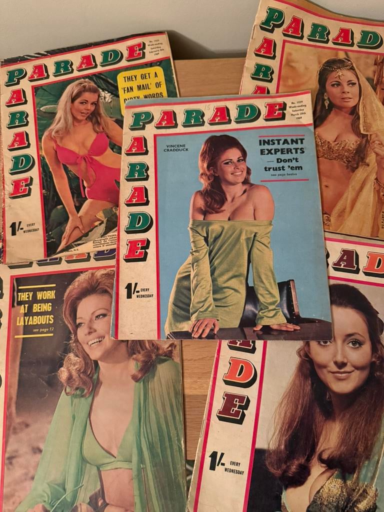 5 x Parade magazine 1969, Ophalen of Verzenden, Zo goed als nieuw