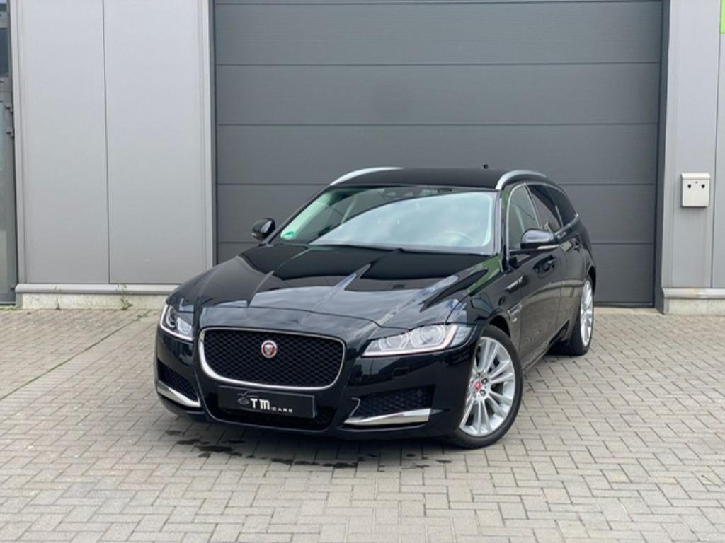 Jaguar XF break diesel automaat 240pk, Auto's, Automaat, 1995 cc, 4 cilinders, Zwart