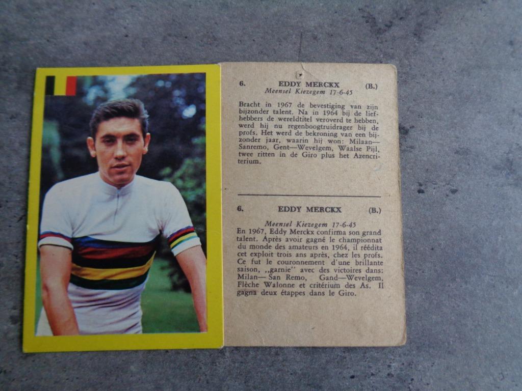 CARTE POSTALE MERCKX EDDY MAPLE LEAF GUM RARE DAME, Hobby & Loisirs créatifs, Autocollants & Images, Enlèvement ou Envoi