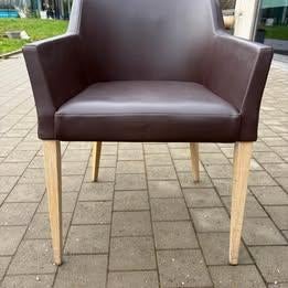 Fauteuil Mobitec élégant, Brun, Enlèvement, Modern, Bois