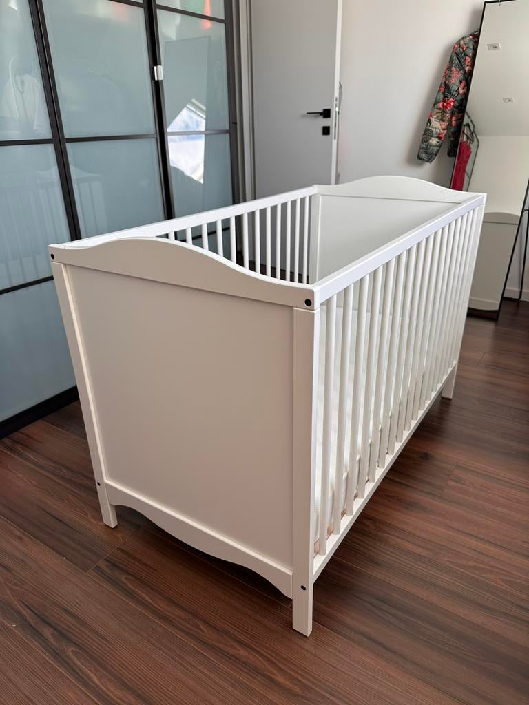 Ledikant Smagora - wit kinderbedje, Ophalen, Gebruikt