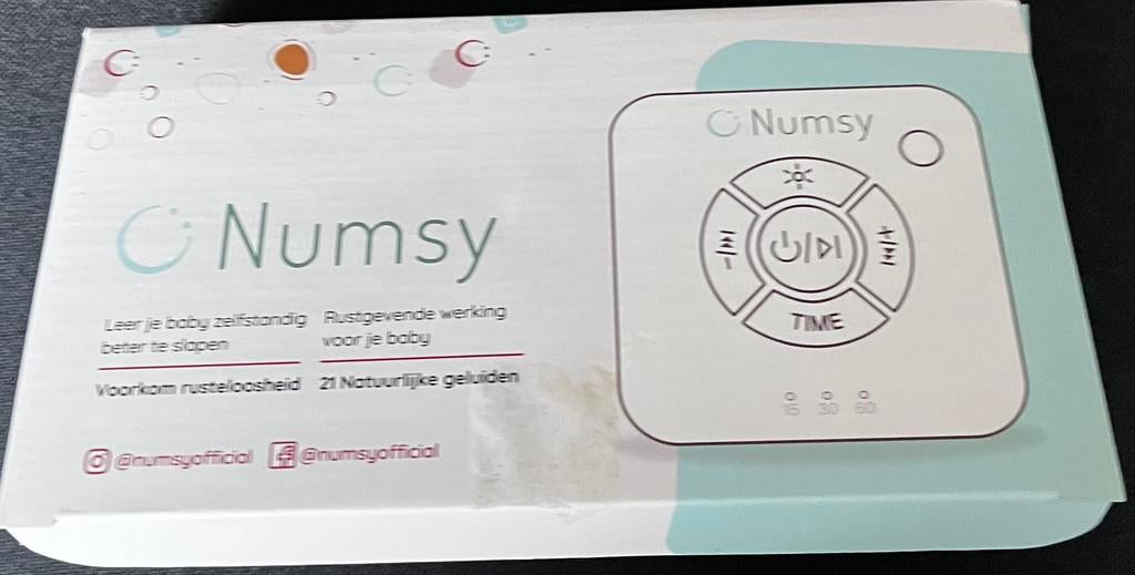 White noise numsy, Ophalen, Zo goed als nieuw