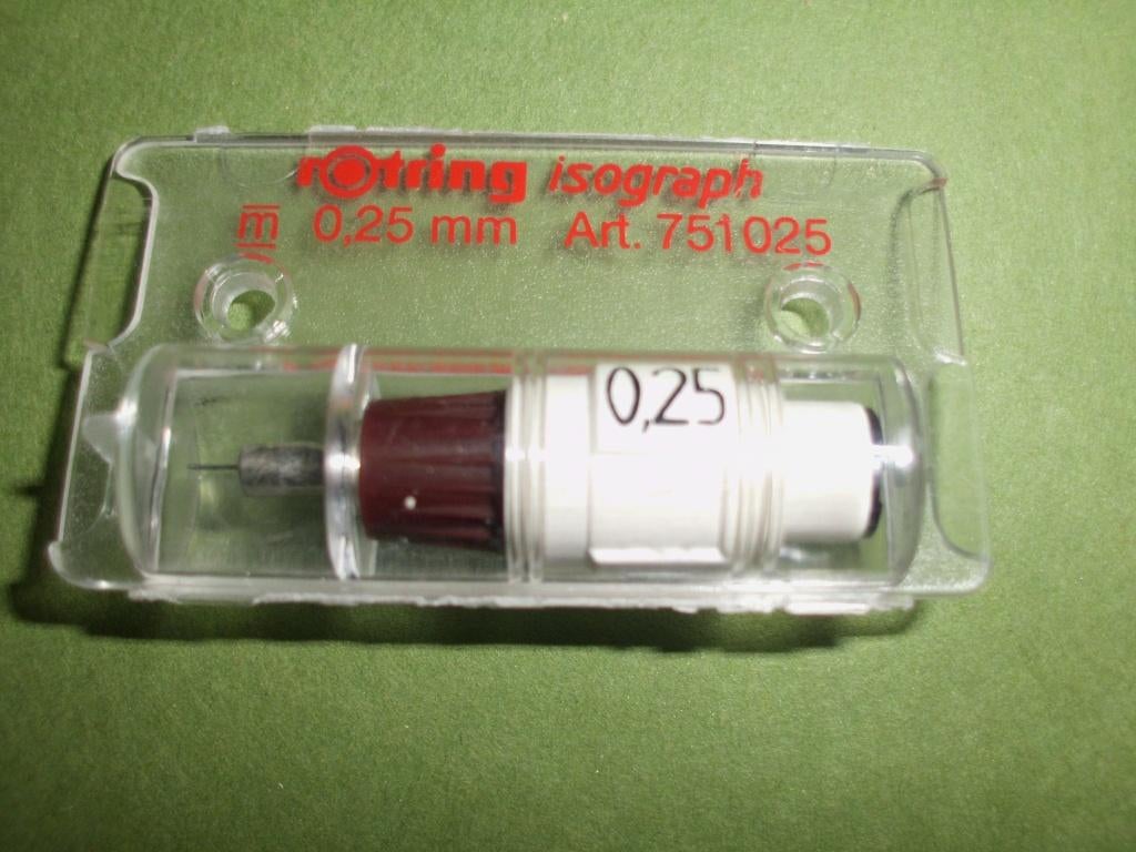 Rotring pen Isograph Art.751025-0,25mm, Ophalen, Nieuw