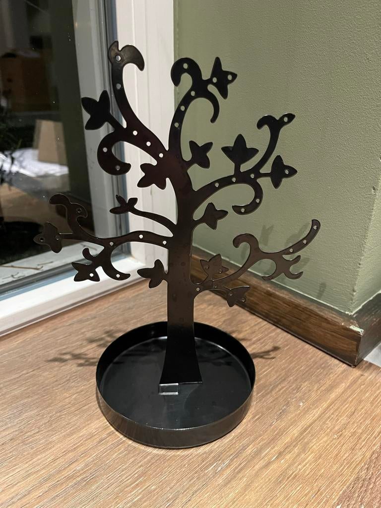 Sieradenhouder / Sieradenboom met bakje / zwart   , Ophalen, Gebruikt, Zwart, Overige typen