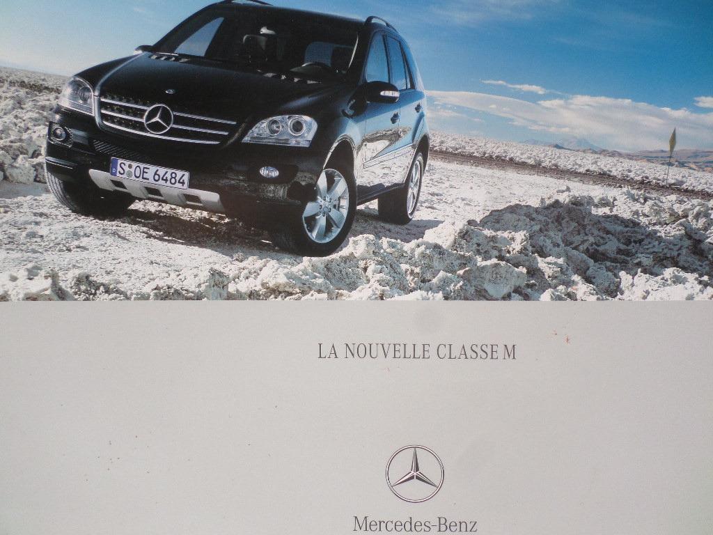 Brochure Mercedes M 2005 - FRANÇAIS, Enlèvement ou Envoi, Mercedes