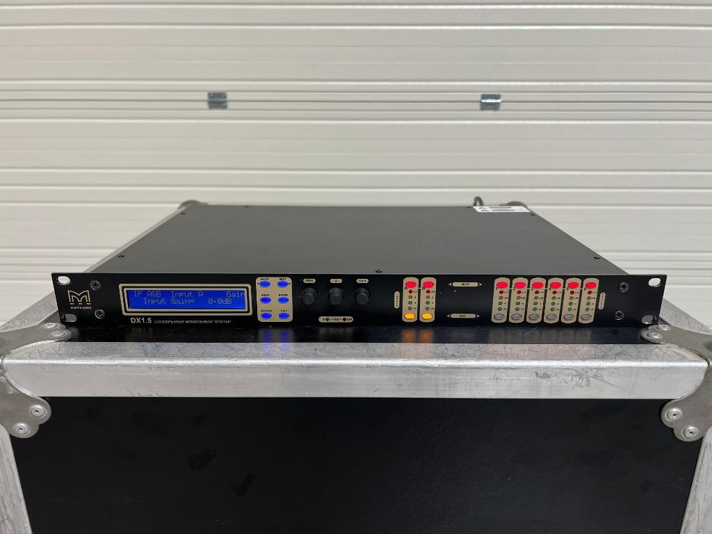Martin Audio DX1.5 processor (2 in, 6 out), TV, Hi-fi & Vidéo, Enceintes, Enlèvement ou Envoi, Utilisé