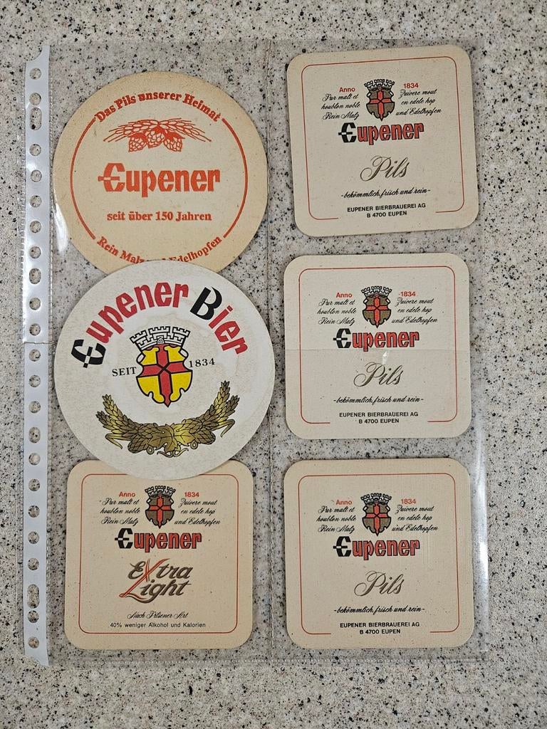 Tapis à bière Eugene Lager, Collections, Marques de bière, Enlèvement ou Envoi