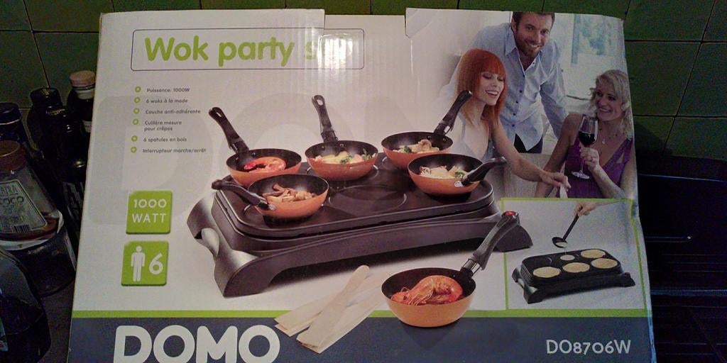 Domo Wok Party Set, Enlèvement ou Envoi