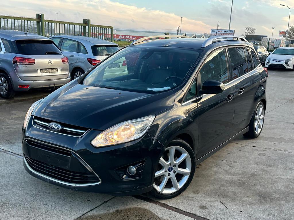 Ford Grand C-max 1.6L Diesel 7PL, Euro 5, Zwart, Bedrijf, 1560 cc