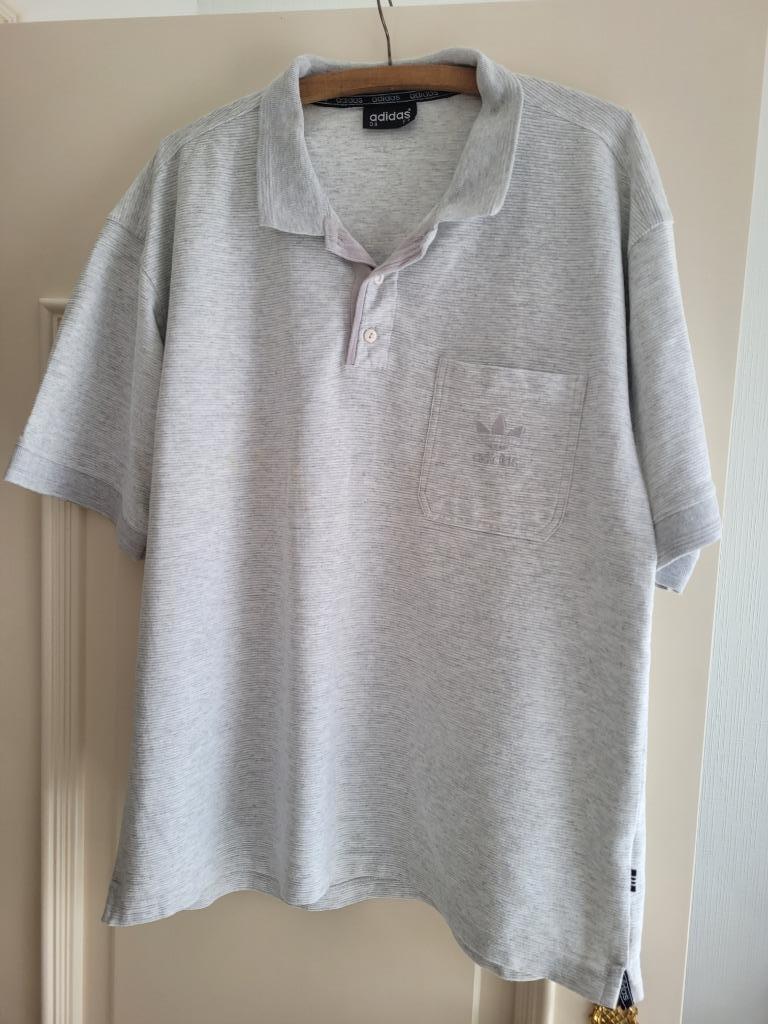 Polo ADIDAS, Ophalen of Verzenden, Zo goed als nieuw, Grijs, Adidas