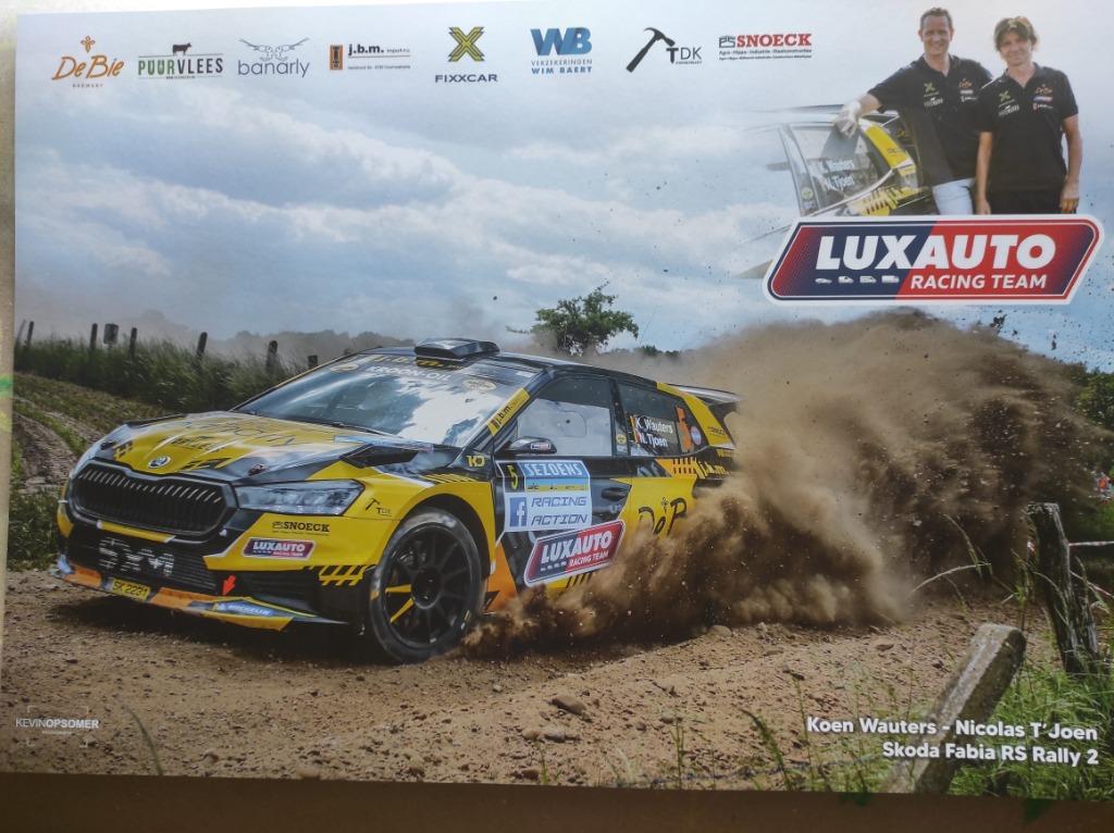 Koen Wauters Rally Ieper 2025 poster > zie foto., Verzamelen, Rechthoekig Liggend, Nieuw, Ophalen of Verzenden, Sport