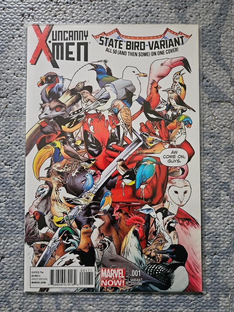 Uncanny X-Men (vol.3) #1 State Bird Deadpool variant (2013), Eén comic, Ophalen of Verzenden, Nieuw