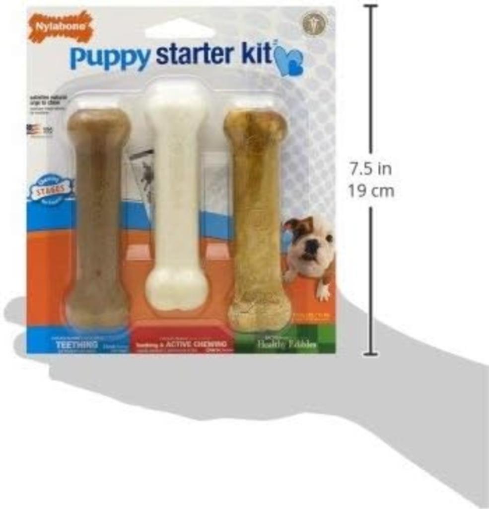 Lot de 3 os à mâcher pour chiots LIVRAISON RAPIDE ET GRATUIT, Animaux & Accessoires, Neuf, -, -, NYLABONE