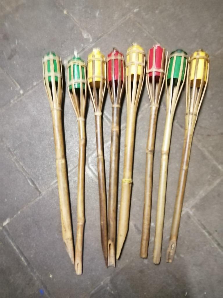 FLAMBEAUX EN BAMBOU, Tuin en Terras, Fakkels, Nieuw, Ophalen of Verzenden