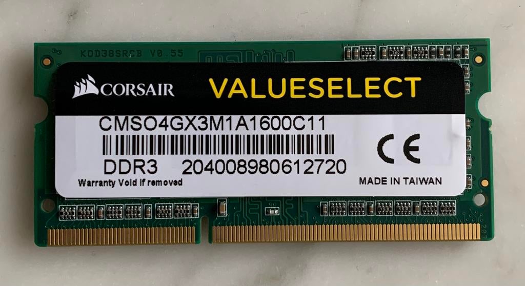 4G DDR3 RAM, Computers en Software, RAM geheugen, DDR3, Ophalen of Verzenden, Zo goed als nieuw, Laptop