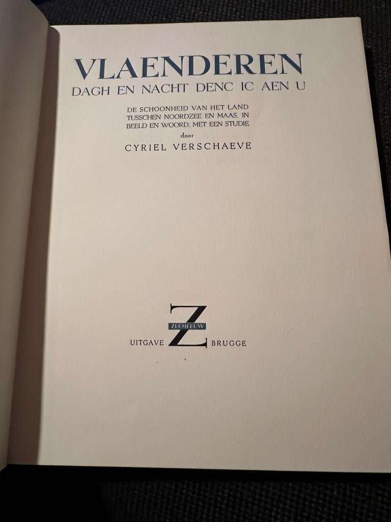 Vlaenderen dagh en nacht denc ic aen u! - Cyriel Verschaeve, Ophalen of Verzenden, 19e eeuw, Gelezen, Cyriel Verschaeve