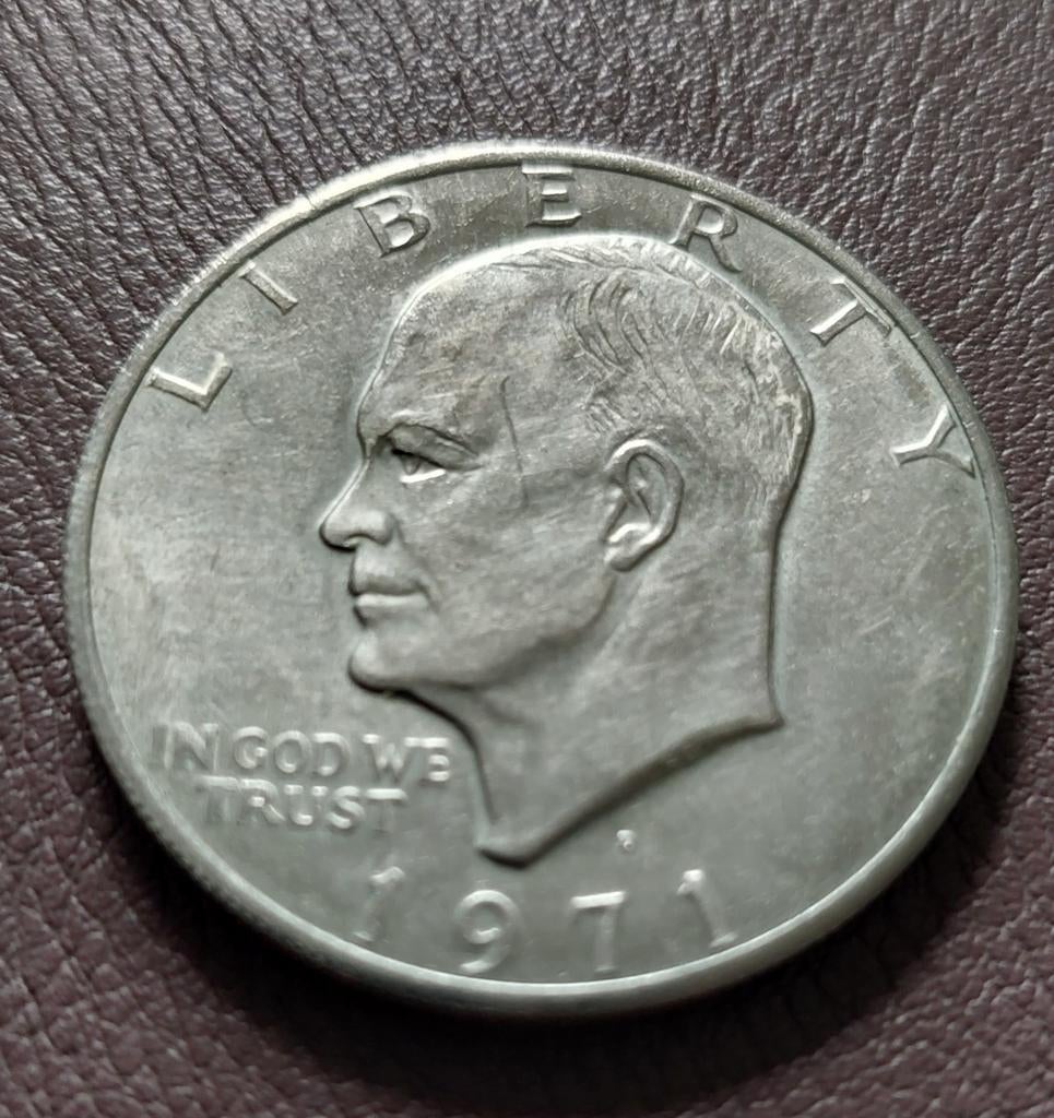 United States of America One Dollar (D) 1971, Postzegels en Munten, Munten | Amerika, Ophalen of Verzenden