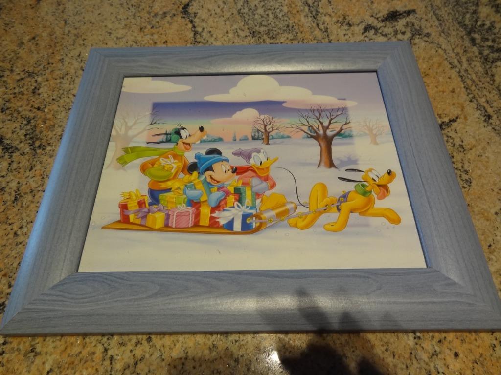 Mooie Disney kader (prima staat !), Ophalen, Zo goed als nieuw, Wanddecoratie