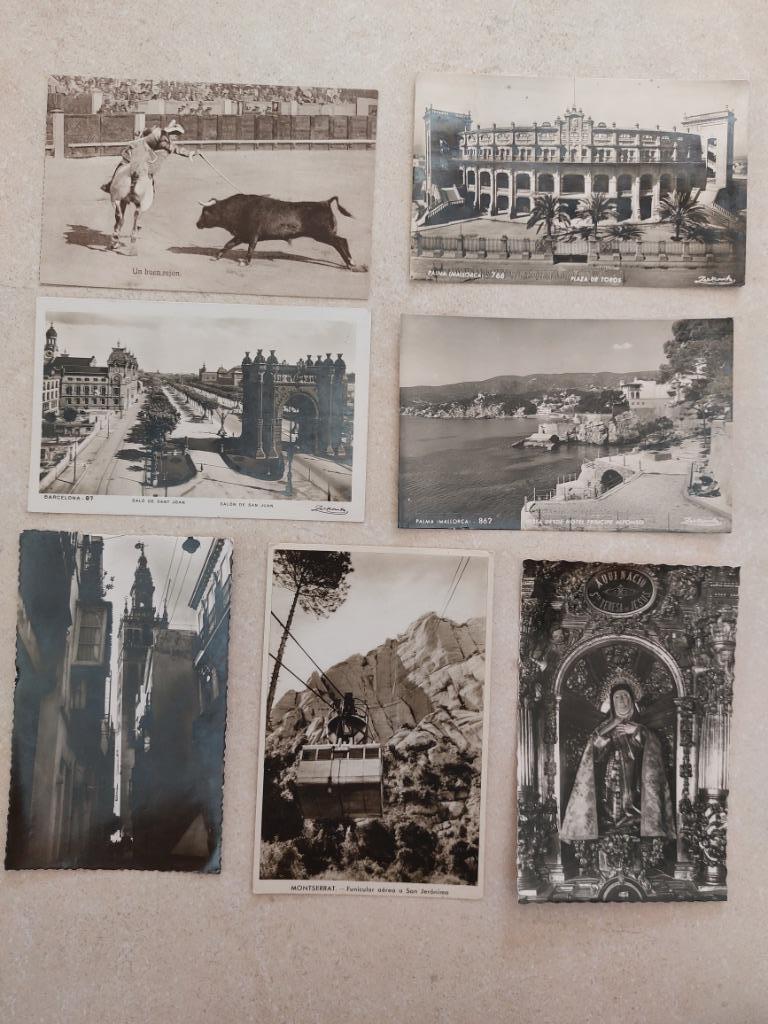 lot van 7 oude postkaarten van Spanje, Verzenden, Spanje