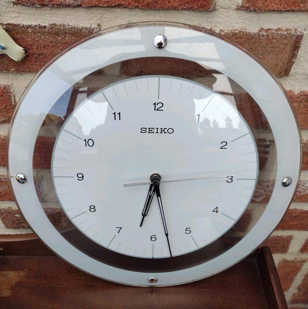 Wandklok Seiko, Ophalen of Verzenden, Gebruikt, Wandklok
