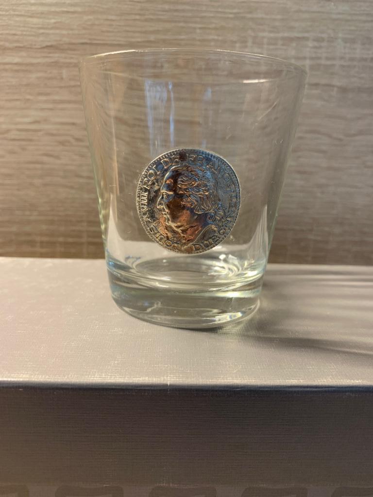 Verre Dubonnet avec écusson Louis XVIII, Ophalen of Verzenden, Gebruikt