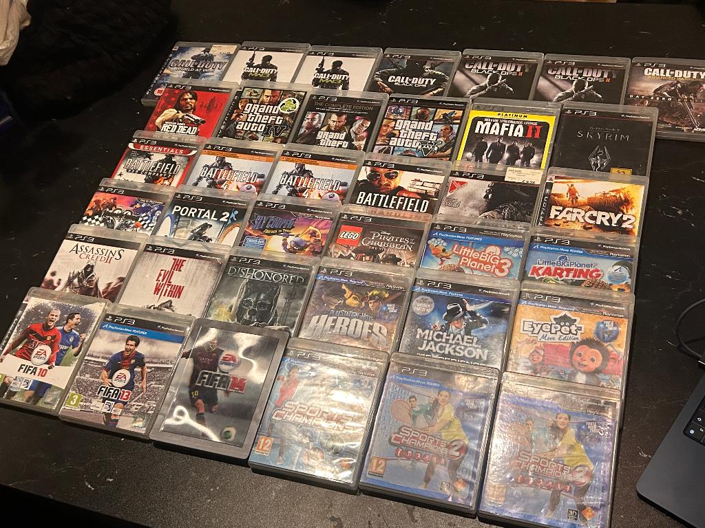 Lot van 37 Playstation 3 games (PS3), Enlèvement, Utilisé