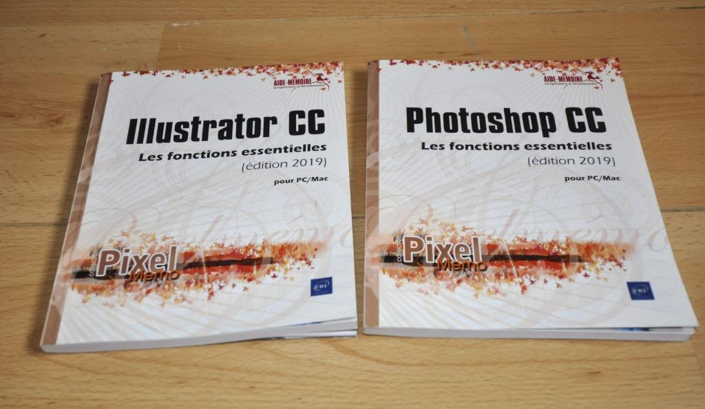 Photoshop et illustrator CC 2019 lot en TB état, Boeken, Advies, Hulp en Training, Zo goed als nieuw, Ophalen of Verzenden