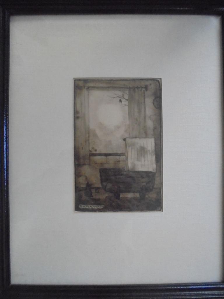 Jan Vercammen  Inkt  Verwachting, Antiek en Kunst, Verzenden