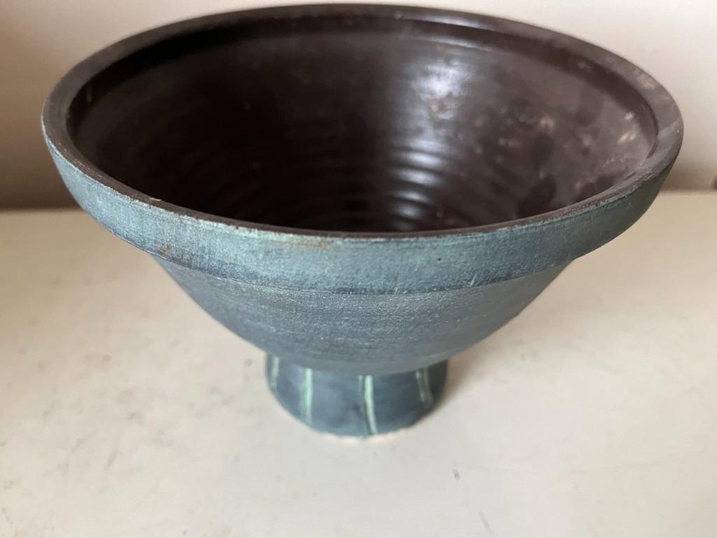 Vintage aardewerken (planten)schaal, Tuin en Terras, Ophalen, Gebruikt, Rond, Binnen