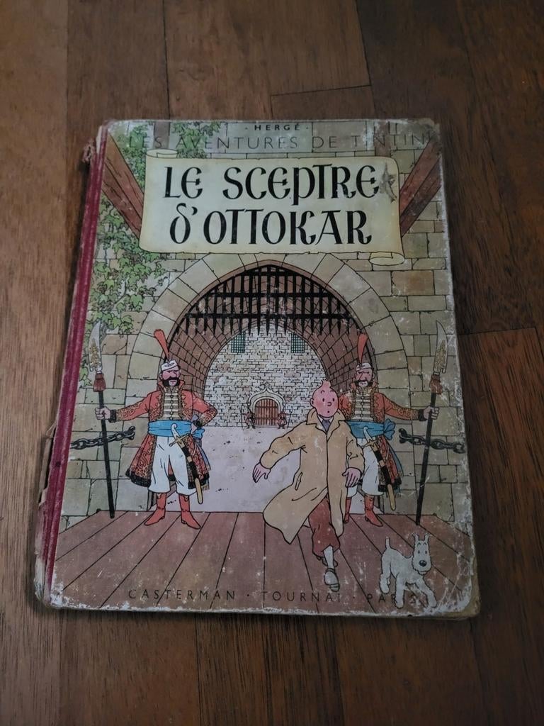 Tintin Tintin Le Sceptre d'Ottokar B1 première édition en co, Enlèvement ou Envoi