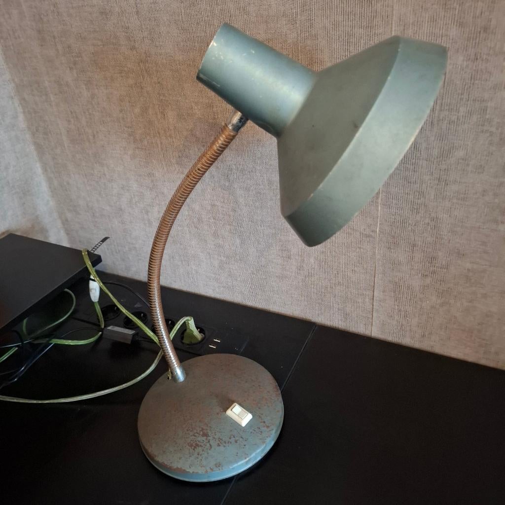 Belle lampe de bureau vintage industrielle, Antiquités & Art, Enlèvement ou Envoi