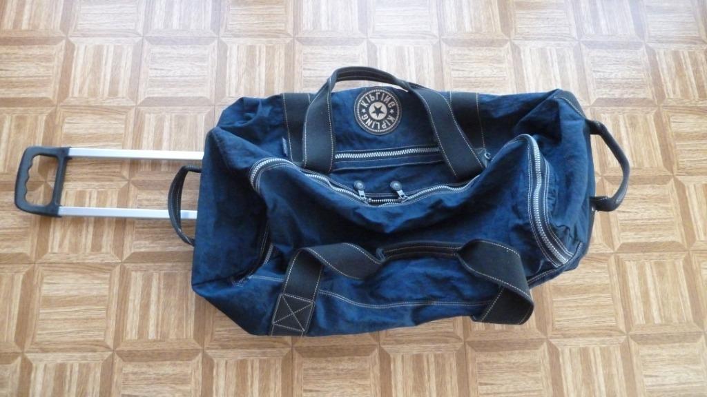 KIPLING Valise * Trolley * 2 roues, Enlèvement, Utilisé, Bleu, Roulettes