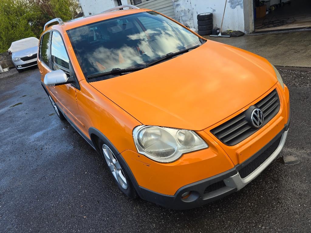 VW POLO CROSS 1.4 TDI 2009 AIRCO/ZONNEDAK/GOEDE STAAT, Auto's, Elektrische ramen, Bedrijf, Euro 4, Te koop