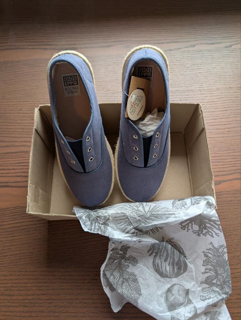 Jeansblauwe instappers voor jongens maat 36-37 Nieuw, Kinderen en Baby's, Kinderkleding | Schoenen en Sokken, Schoenen, Nieuw