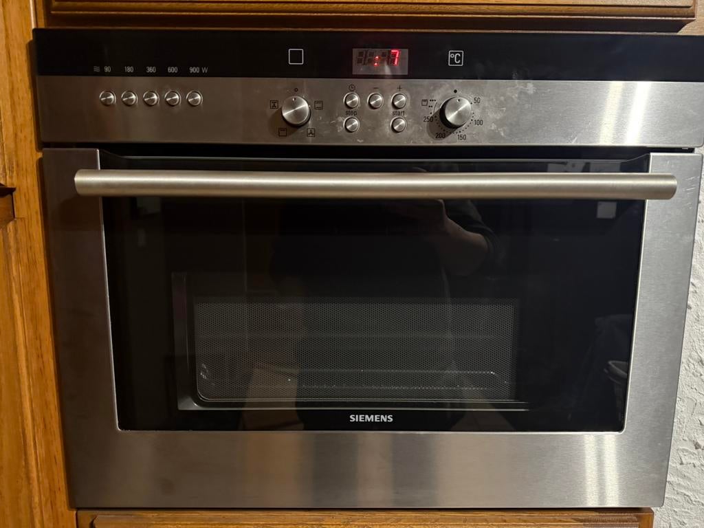 Siemens combi-oven, Elektronische apparatuur, Ovens, Ophalen, Minder dan 45 cm, Gebruikt, Oven