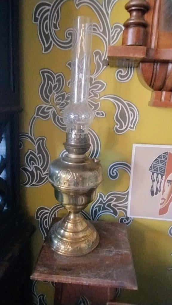 Olielamp, Antiek en Kunst, Antiek | Verlichting, Ophalen