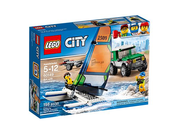 LEGO 60149 4x4 with Catamaran - City, Enfants & Bébés, Jouets | Duplo & Lego, Neuf, Lego, Ensemble complet, Enlèvement ou Envoi