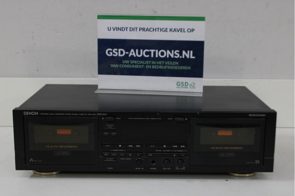 Dubbel Stereo Cassette Deck van DENON, Audio, Tv en Foto, Cassettedecks, Niet ingevuld, Niet ingevuld, Niet ingevuld
