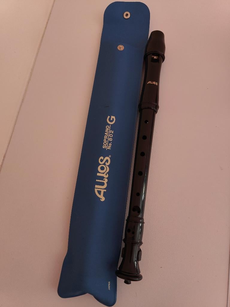 Blokfluit  merk Aulos, Ophalen, Zo goed als nieuw