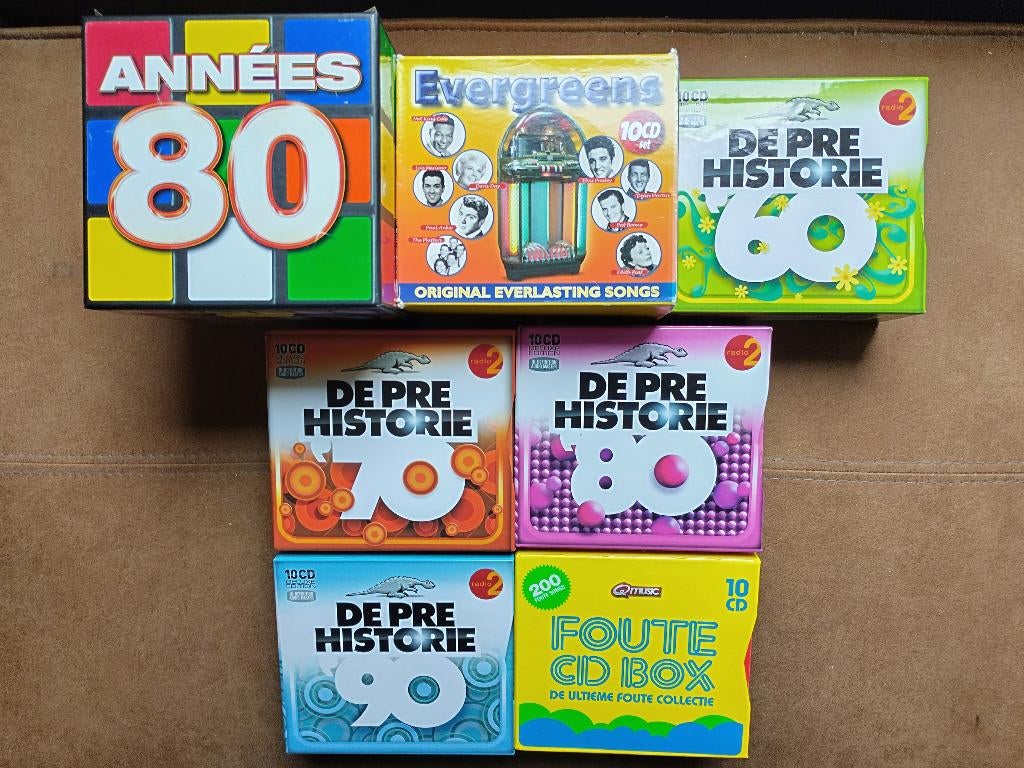 CD * BOXEN MET 10 CD'S * 50 € PER CD BOX * TOPSTAAT, Ophalen of Verzenden, Zo goed als nieuw, Overige genres, Boxset