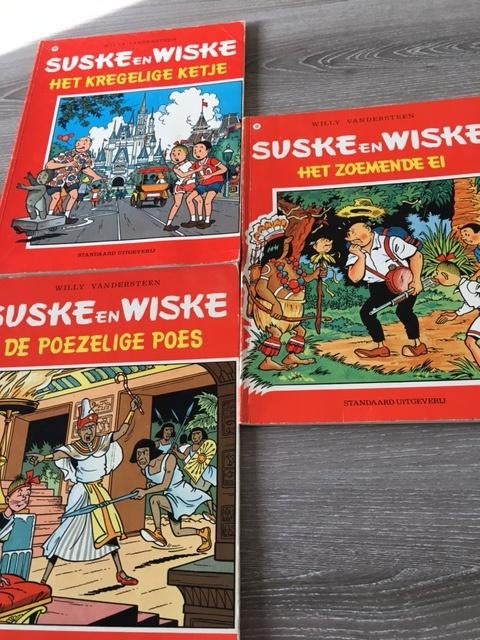Suske & Wiske (nrs 73-155-180) 3=5€, Meerdere stripboeken, Ophalen of Verzenden, Gelezen