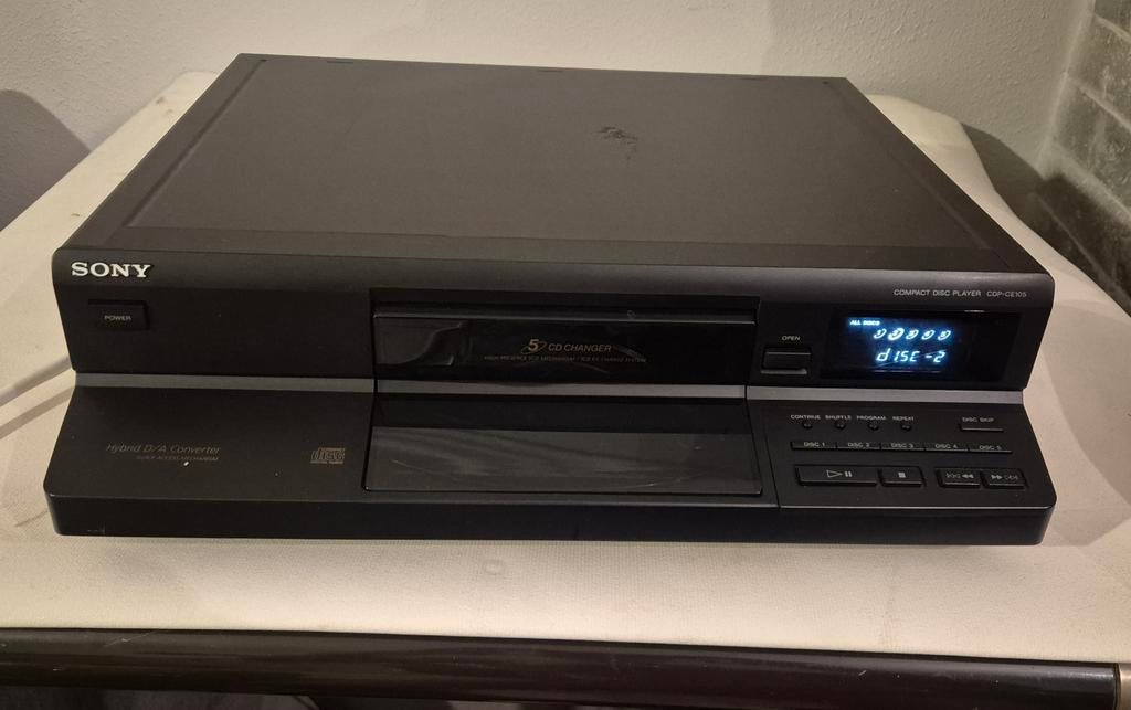 Sony 5 cd changer CDP-CE105, Ophalen, Zo goed als nieuw, Sony