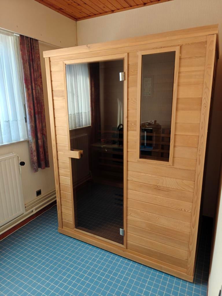 3-persoons infrarood sauna cabine – zeer goede staat, Enlèvement, Neuf, Infrarouge, Sauna complet