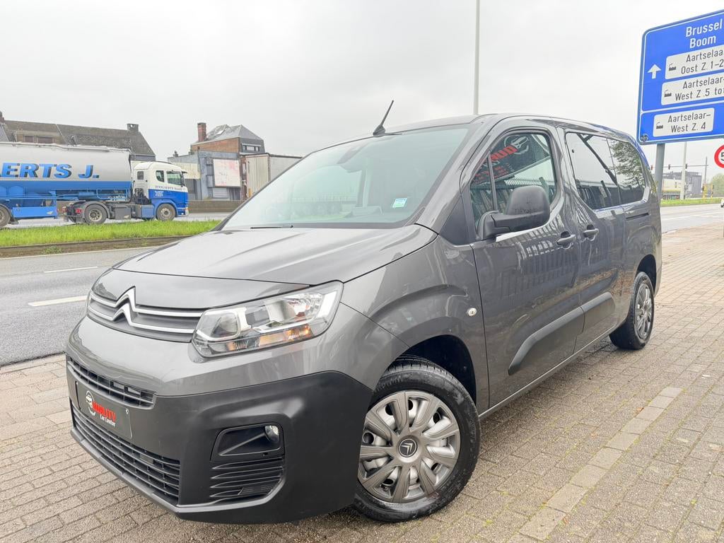 Citroen Berlingo Dubbele Cabine 1.2i 2020 Automaat 075000km, Achat, Euro 6, Entreprise, Entretenue par le concessionnaire