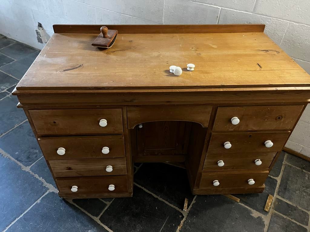 antieke ladenkast, Huis en Inrichting, Ophalen, Gebruikt, Grenen Klassieke Engelse ladenkast