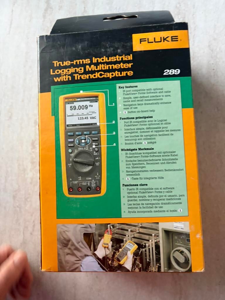 Multimètre professionnel Fluke 289 True-RMS  (neuf ), Bricolage & Construction, Instruments de mesure, Neuf, Enlèvement