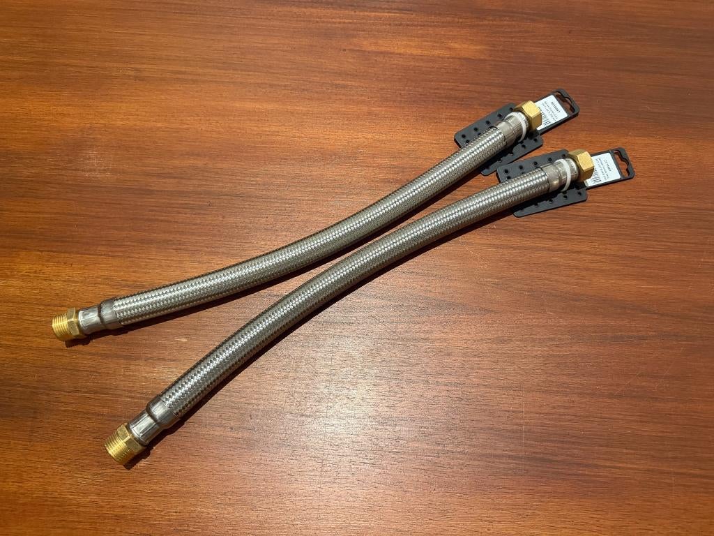 Flexibles sanitaire 3/4"F x 3/4"M, Bricolage & Construction, Sanitaire, Neuf, Autres types, Enlèvement ou Envoi