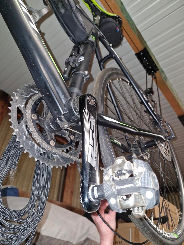 Merida Spider 500 met klikpedalen, Ophalen