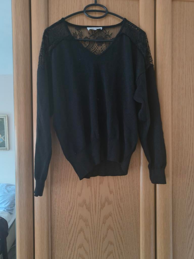 Bloes met mooi kant glitter, Ophalen of Verzenden