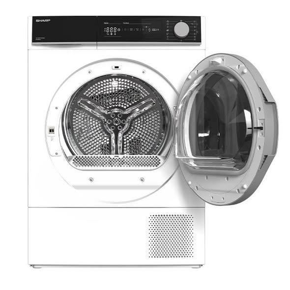Sèche-linge pompe à chaleur SHARP KD-NHH2S7EW2-FR 12 kg, Electroménager, Classe énergétique A ou plus économe, Comme neuf, Chargeur frontal